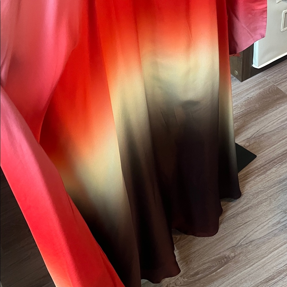 ZHADERE Backless Multi Color Halter Maxi Dress - Picture 8 of 12